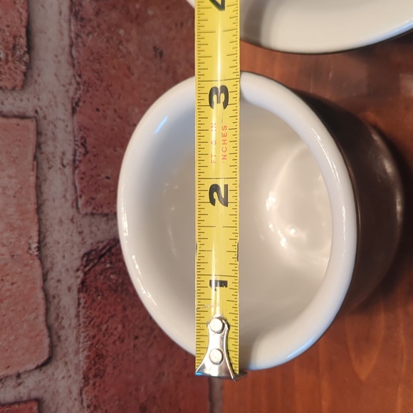 Vintage Hall dark green bowl and custard cup - Picture 8 of 9